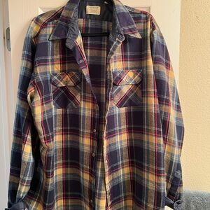 Sears Multicolor Plaid Shirt
